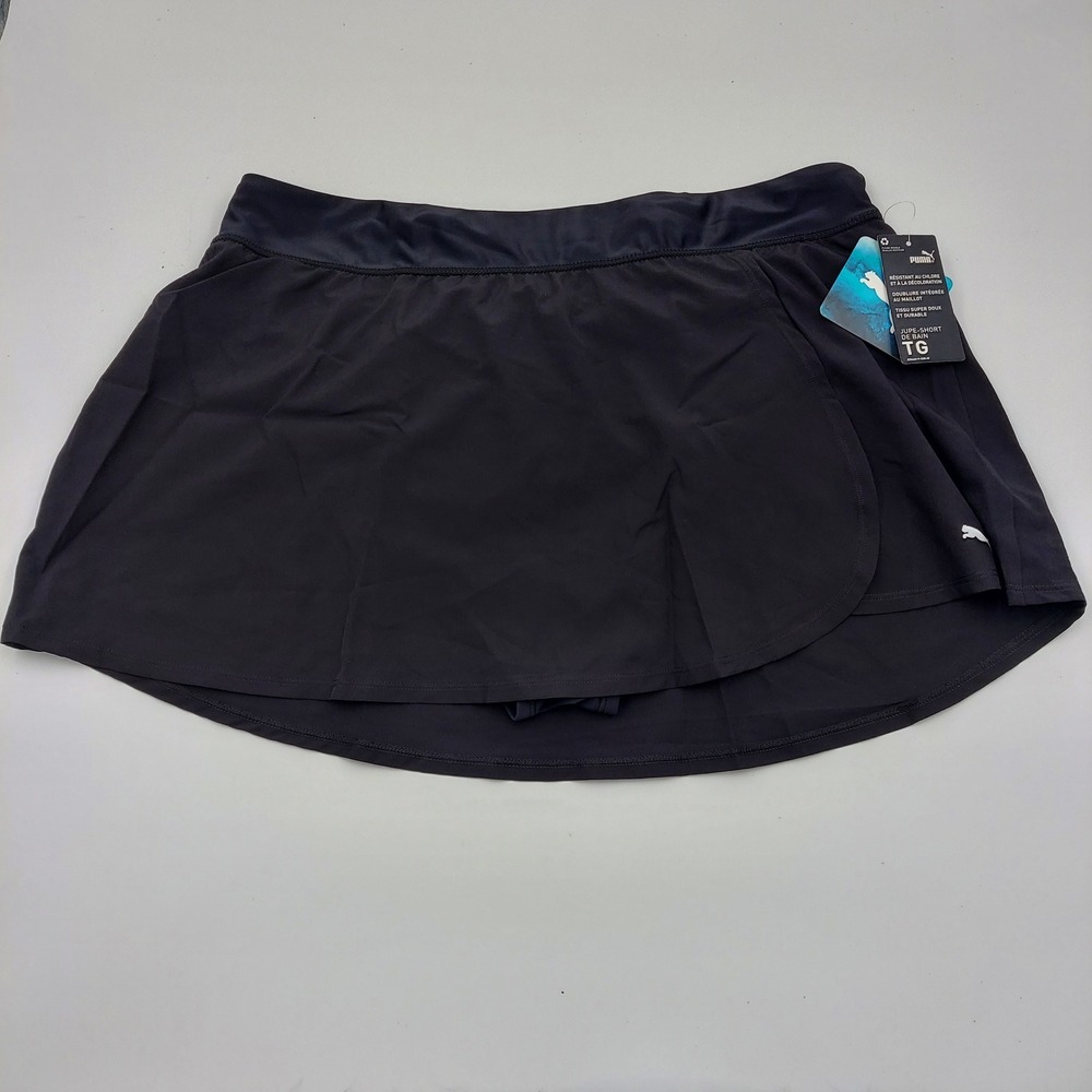 Puma Swim Skirt Womens XL Black Brand New Chlorine Resistant SSP23MWS-05748-001